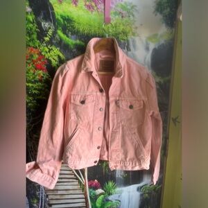 Levi's Original Trucker Jean 
Jacket Pink Denim Women's
Jacket  XS.